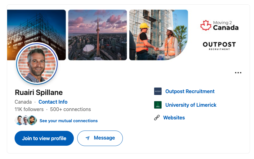 short link for your linkedin profile