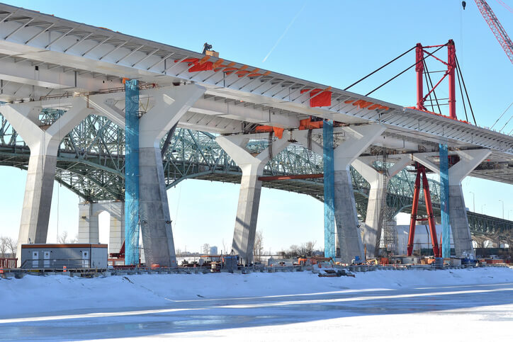 champlain bridge construction project